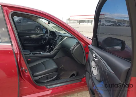 2016 Infiniti Q50 Premium/Sport z USA, uszkodzony, nr VIN JN1EV7AP4GM306510